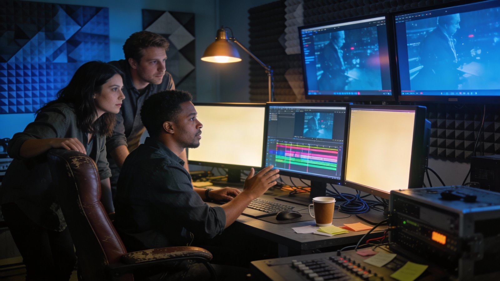 MAX Media video editing workspace